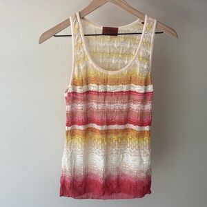 Missoni Vibrant Striped Tank Top